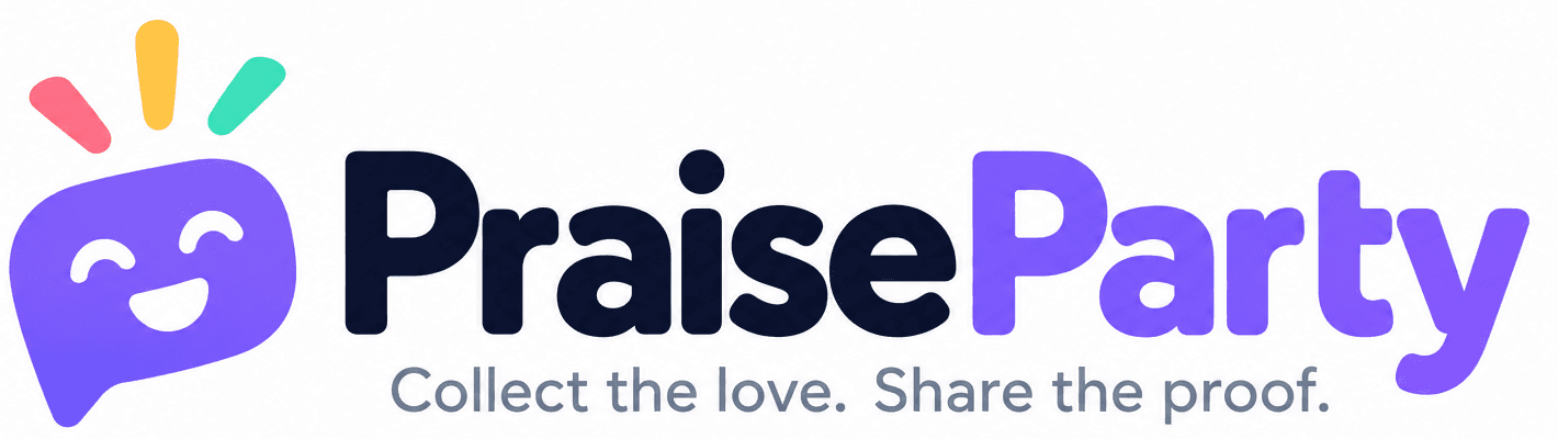 PraiseParty — Collect the love. Share the proof.